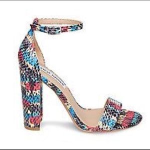 Multicolored Chunky Heels
